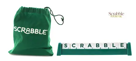 Worek Scrabble i podstawka